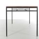 Cosmopol desk, walnut and steel. 120 x 60 cm