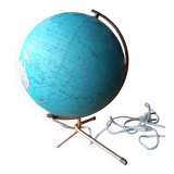Vintage illuminated globe