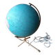 Vintage illuminated globe