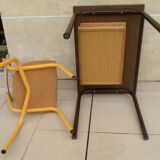 Vintage school desk and chair