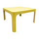 Vintage space age yellow coffee table  Preben fabricius