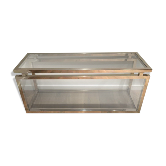 Large chrome console