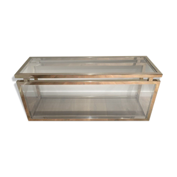 Large chrome console