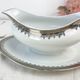 Vintage saucière porcelaine limoges silver made in france