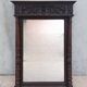 19th century Renaissance oak mirror