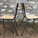 Pair of Mulca school chairs