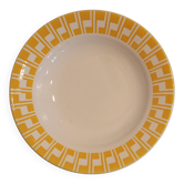 Deep plate in Sarreguemines earthenware