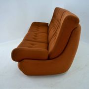 20th Century , Brown Atlantis Three seats Sofa, 1960s