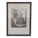 Framed antique engraving — "House of the Pastry Chef"