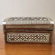 Mother-of-pearl jewelry box with velvet interior