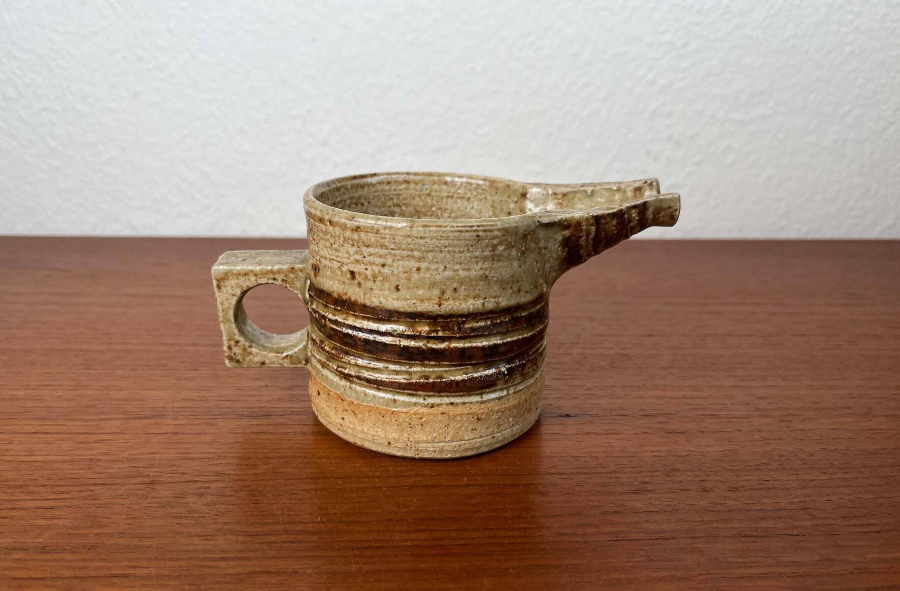 Mid-century studio pottery carafe by Tue Poulsen for Tue Keramik, 1960s.