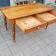 19th-century Louis Philippe walnut desk.