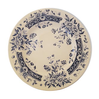 Compotier ceramic decoration flowers