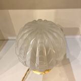 Art Deco globe lamp "scales"