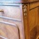 Louis XVI style wooden bedside table.