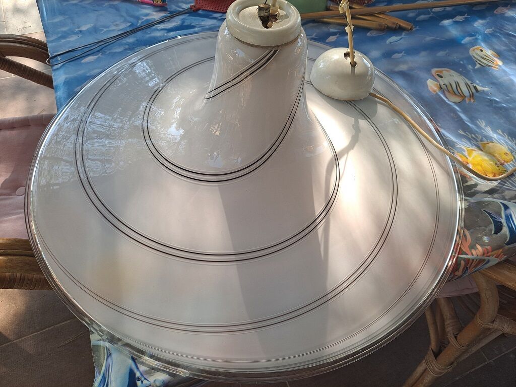 Murano swirl pendant circa 1960