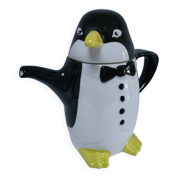 théière pingouin faïence estampillée années 70