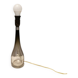 Glass table lamp with an elegant shape. By Bengt Orup 1957.