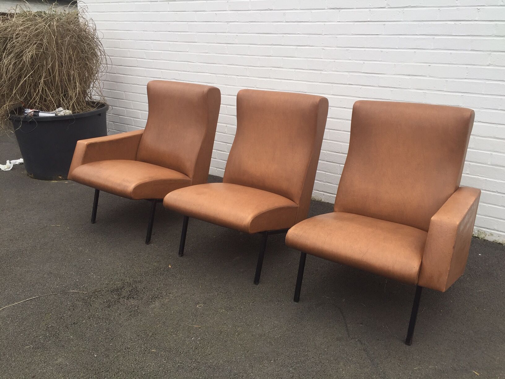 Set armchairs, model sofa "Miami" by Pierre Guariche for Meurop, 1950