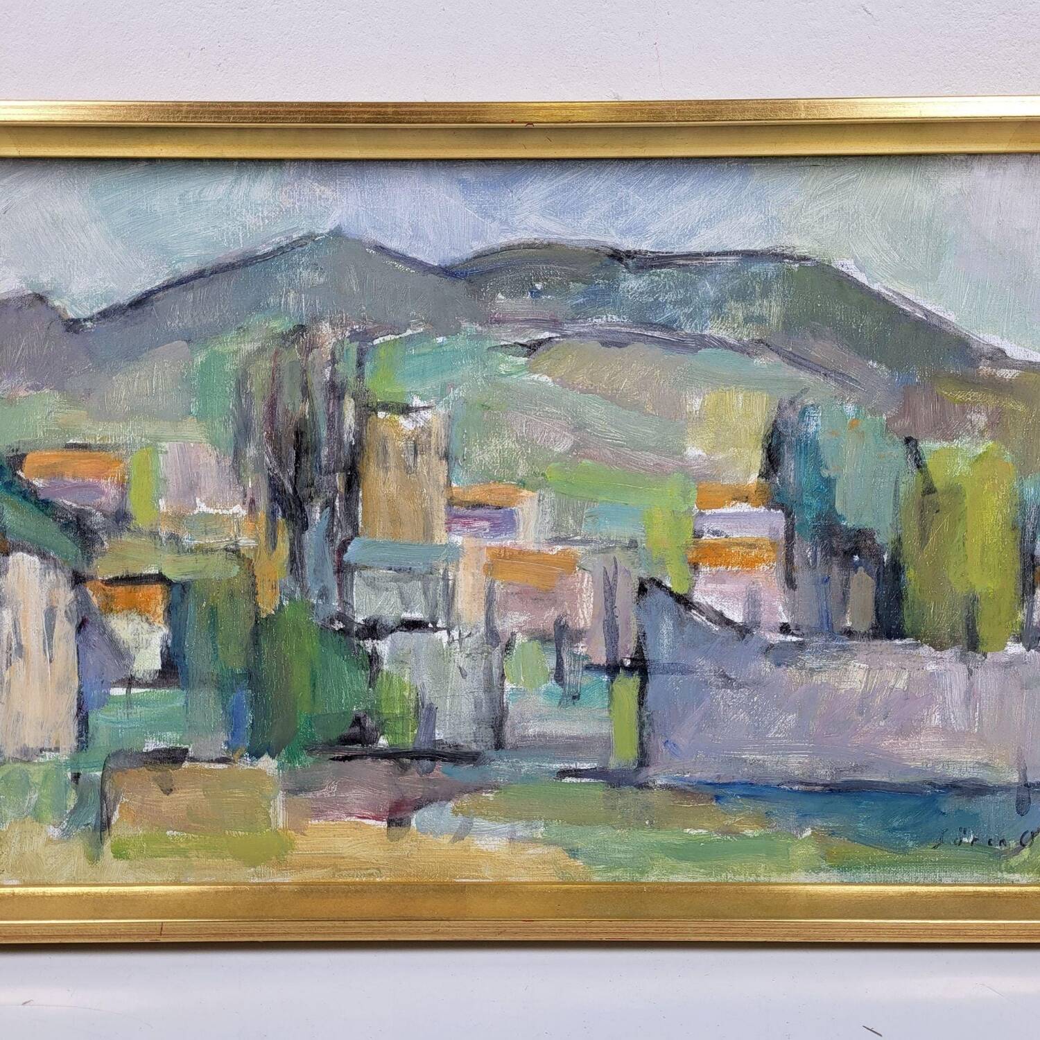 Swedish Oil on Canvas – “Spanish Landscape” by SÖREN OLSSON