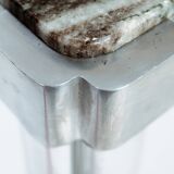 Kho Liang Ie for Artifort dining table marble aluminium, 1970s