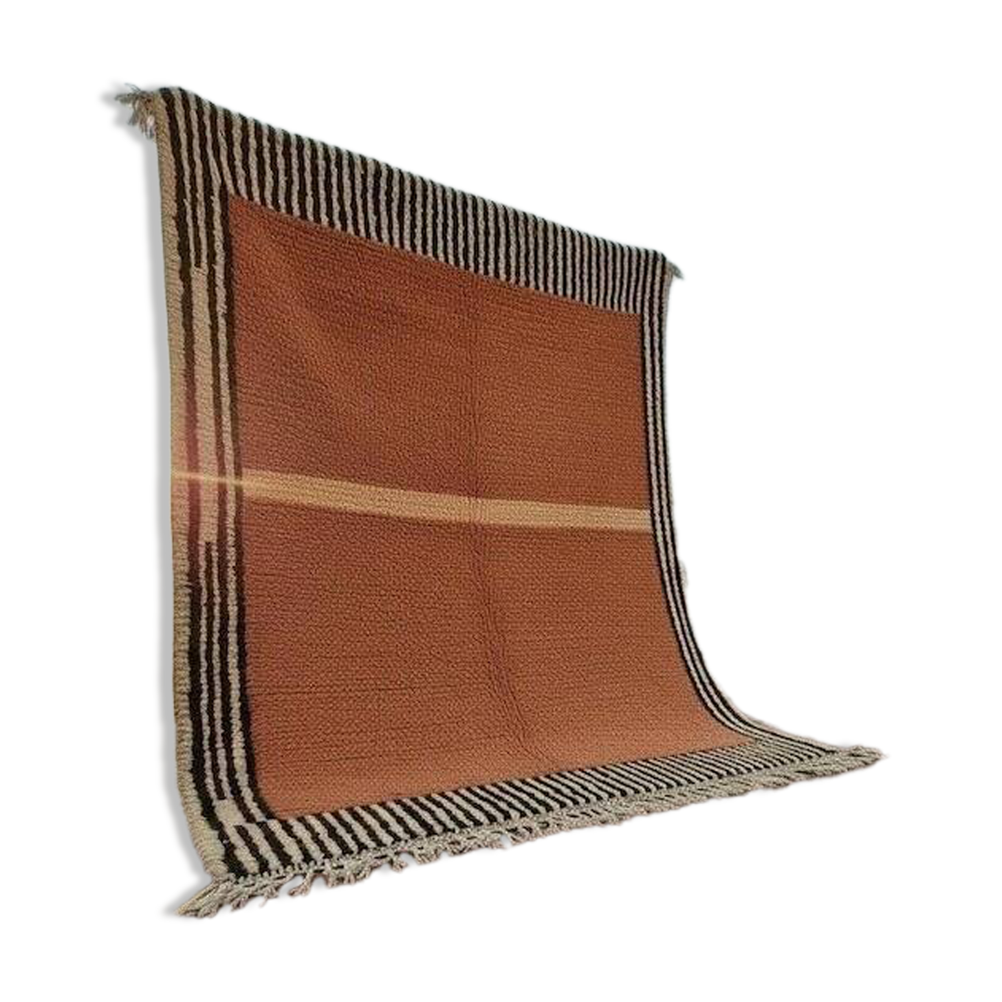 Authentic traditional handwoven natural wool rug 1.5/2.5 m