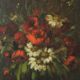 Nature morte aux fleurs, peinture à l'huile sur toile, signée