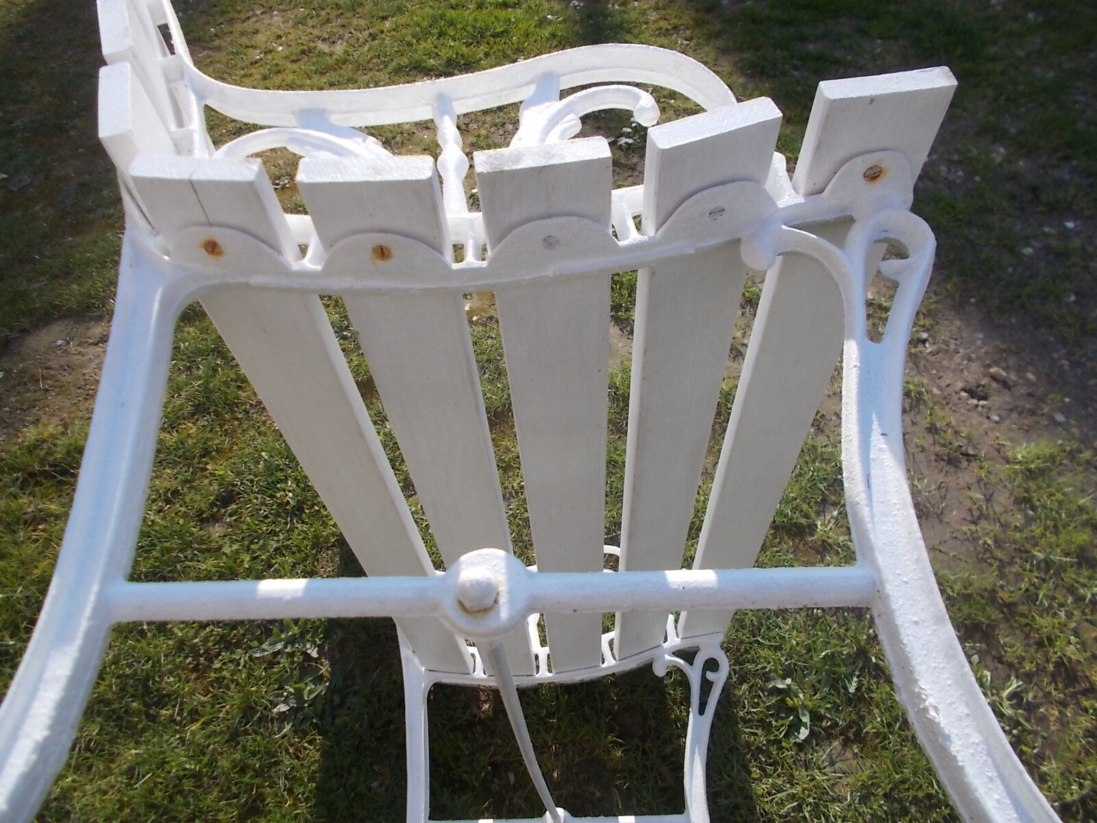 Wrought iron bench