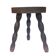 Small Spanish stool in solid oak – circa 1960