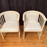 Pair of armchairs designed by Josef Hoffmann for Cabaret Fledermaus, Austri