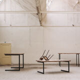 Table artisanale en pin