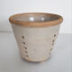 Cheese faisselles , colander in glazed stoneware, vintage French