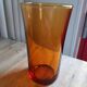 Set de 6 verres vintage en verre brun