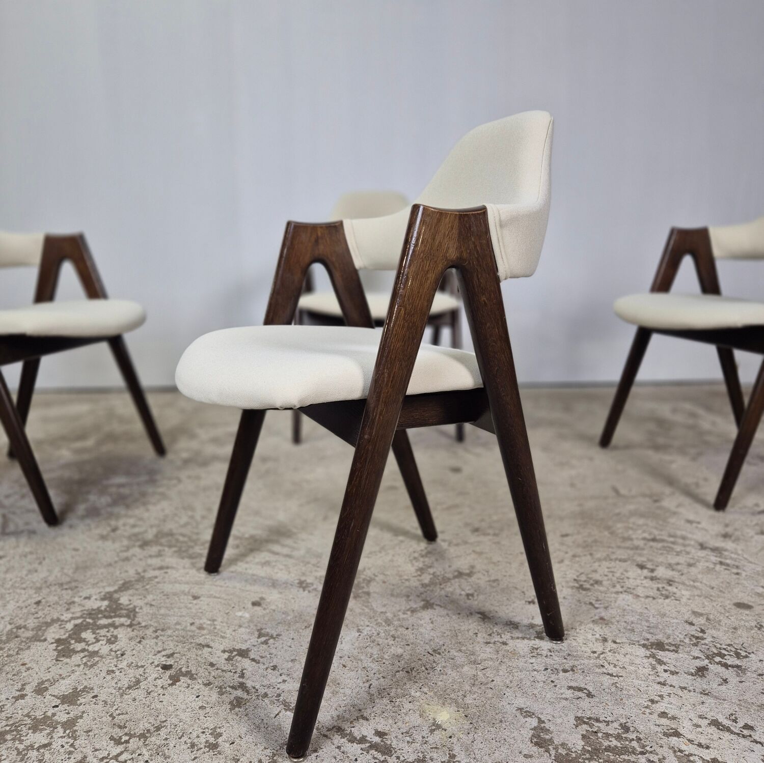 Kai Kristiansen 'Compass Chair' vintage Danish dining chair