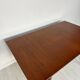 1960s large vintage minimalistic teak extendable dining table