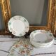 6 vintage dessert plates, Salins France