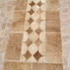 80s cowhide patchwork carpet