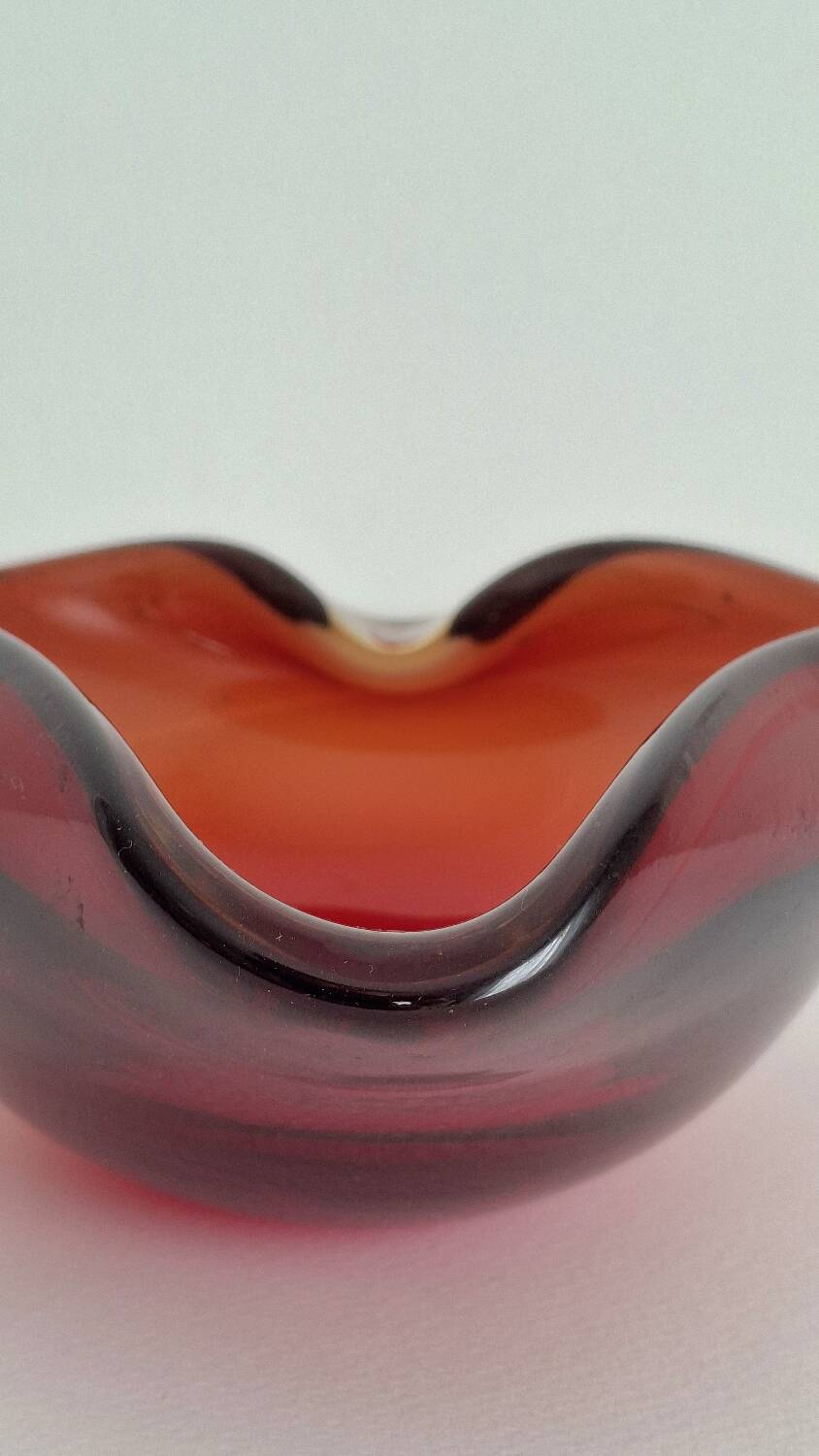 70s Glass Bowl or Ashtray