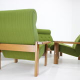 1970s Living Room Beech Set, Czechoslovakia