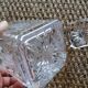 Vintage Hand Cut Crystal Whiskey Decanter