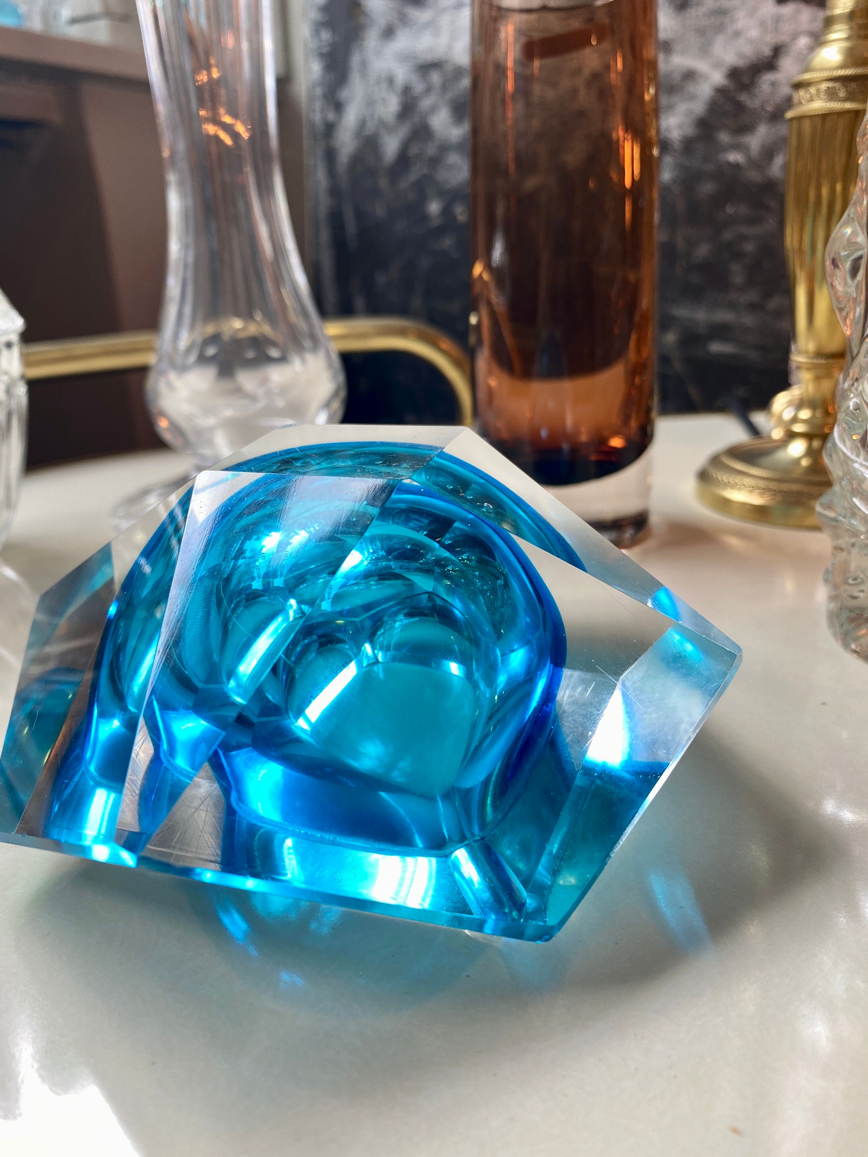 Ashtray / empty pocket sommerso murano