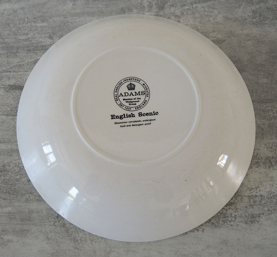 Ceramic bowl Adams english scenic