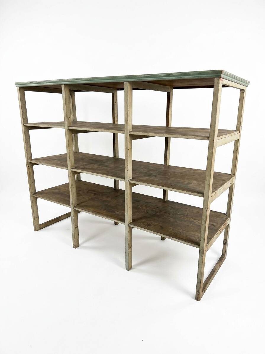 Old shop bookshelf