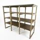 Old shop bookshelf