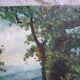 Painting painting on landscape panel signed g cocagne