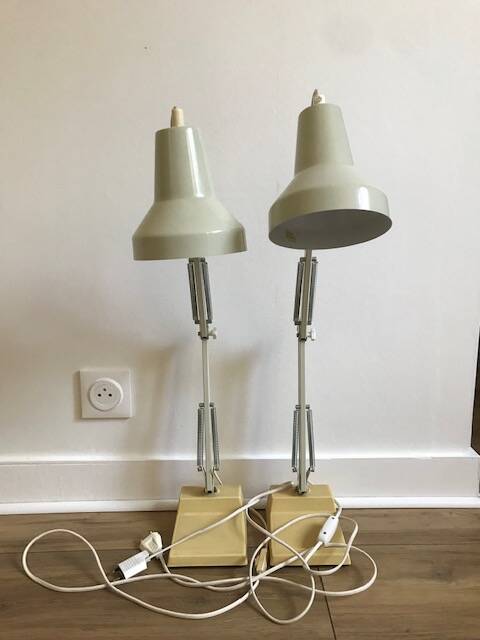 Pair of LED architect lamps