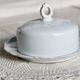 Vintage white porcelain butter bell