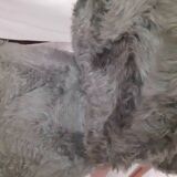 Pair of vintage furry chairs