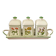 Spice pots and their tray Villeroy and Boch in earthenware