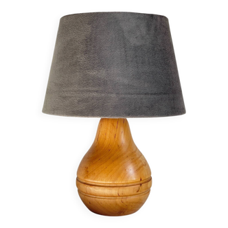 VINTAGE Solid Wood Pear Lamp